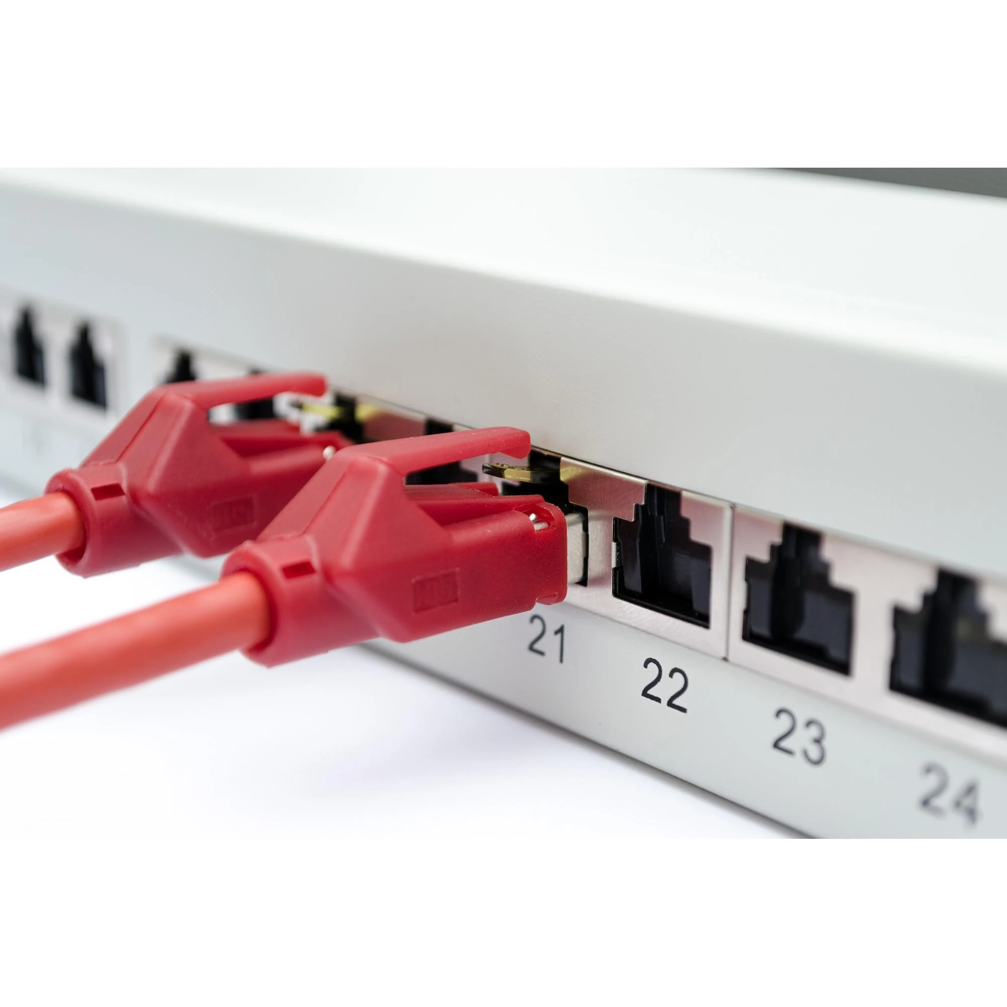 Assmann Electronic DIGITUS Komutacinė panelė 1HE 24 prievadų Cat6a ekranuota šviesiai pilka