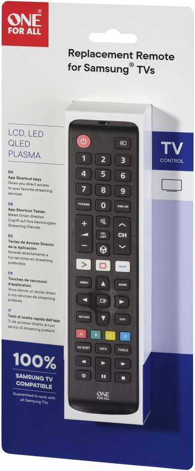 One For All VIENAS VISIEMS URC4910 Samsung pakaitiniams nuotolinio valdymo pultams