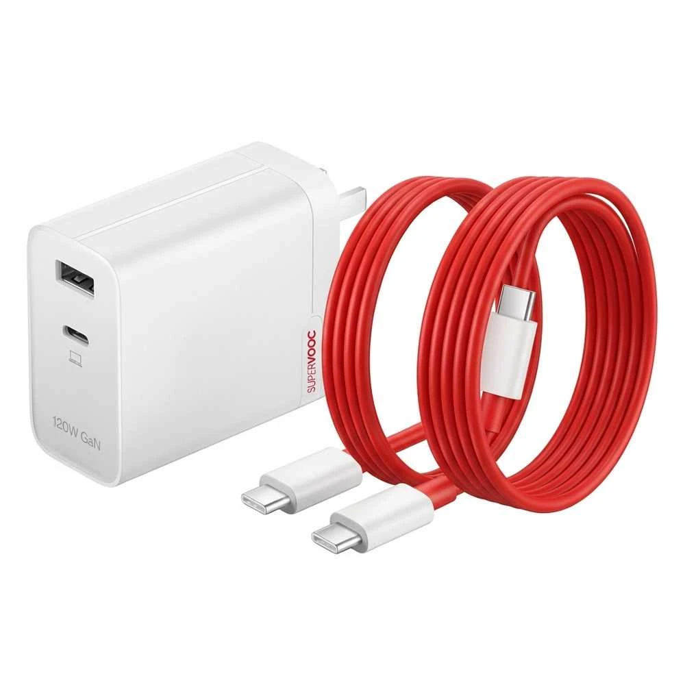 „OnePlus SUPERVOOC“ 120 W dviejų prievadų maitinimo adapteris