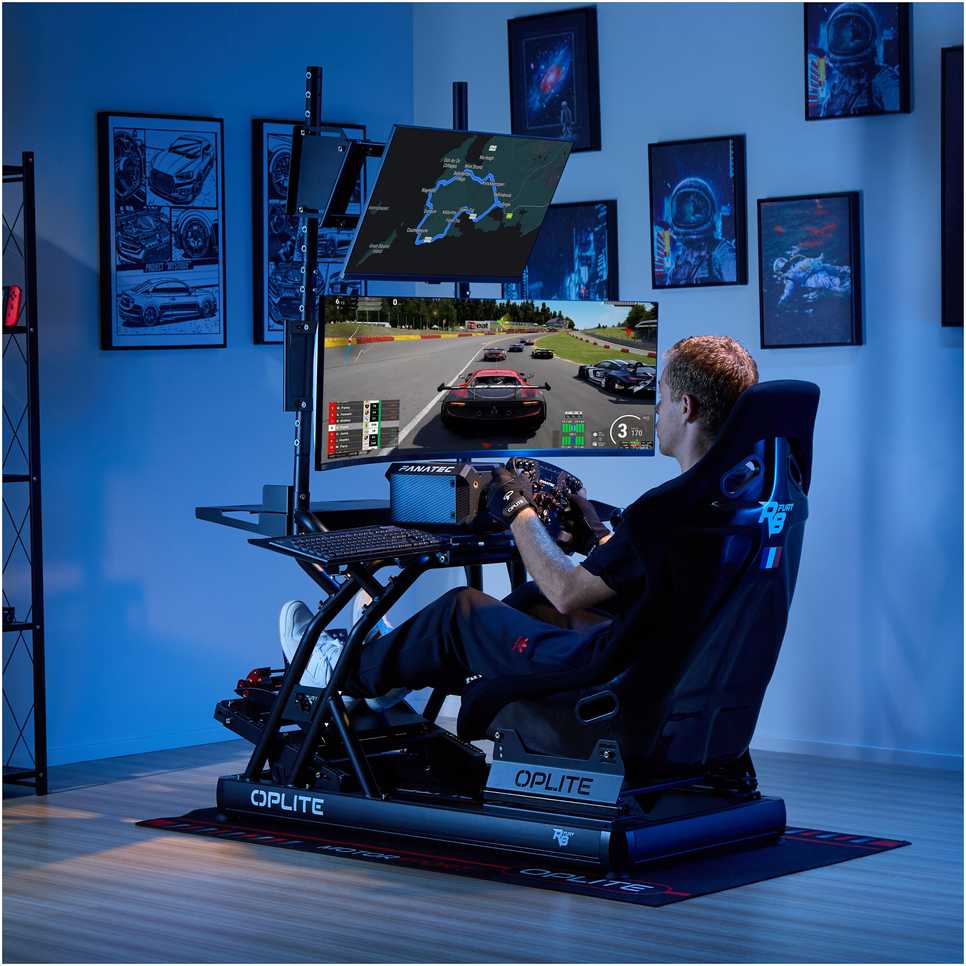 Carruzzo Oplite OP-R8-SMSB monitoriaus laikiklis arba stovas 144,8 cm (57″) Stalas Juoda