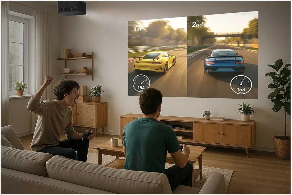 Optoma Photon Life PK32 projektorius su standartiniu projekcijos kampu, 1100 ANSI liumenų, DLP UHD 4K (3840x2160), 3D Juodas