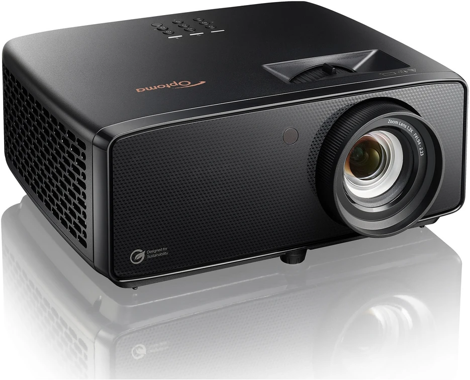 Optoma PK52 standartinio nuotolio projektorius, 3500 ANSI liumenų, DLP UHD 4K (3840x2160), 3D Juodas