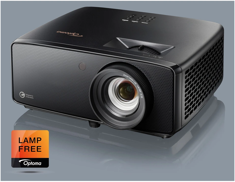 Optoma PK52 standartinio nuotolio projektorius, 3500 ANSI liumenų, DLP UHD 4K (3840x2160), 3D Juodas
