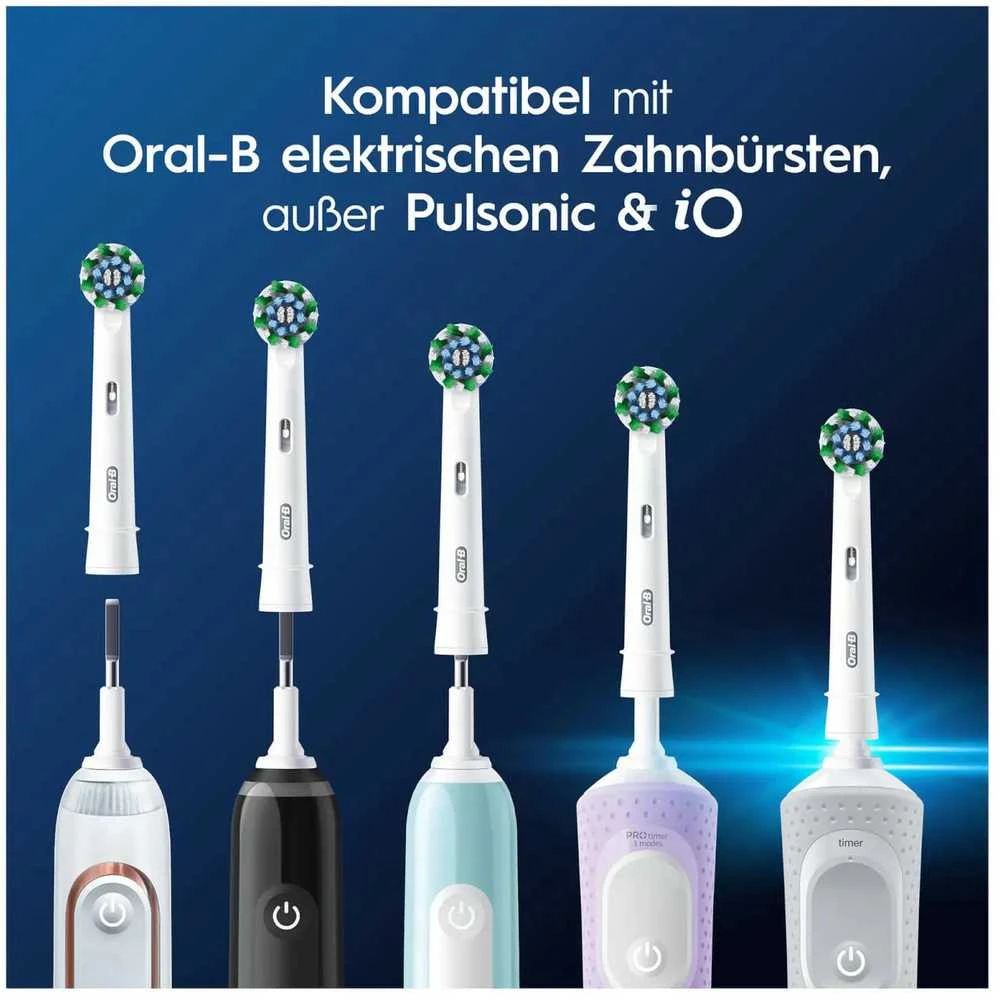 Oral-B CrossAction šepetėlių galvutės, 4 vnt