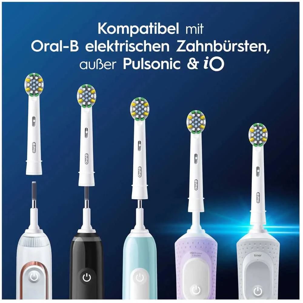 Dantų šepetėlių antgaliai Oral-B Pro Intensive 6 vnt