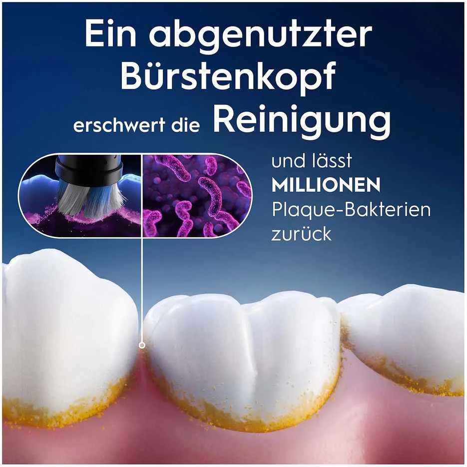Oral-B iO šepetėlių galvutės juodos, 4 vnt.
