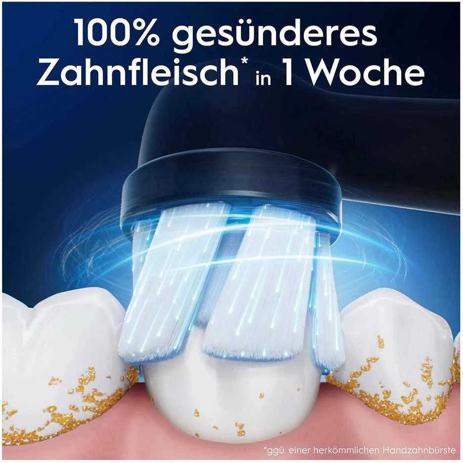 Oral-B iO šepetėlių galvutės juodos, 4 vnt.