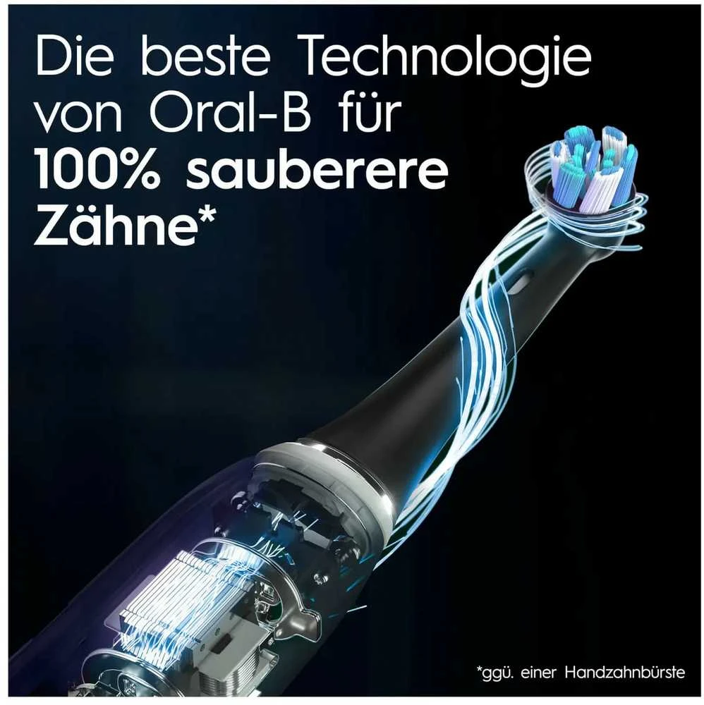 Oral-B iO Series 10 Juodas Onyx Luxe dantų šepetėlis