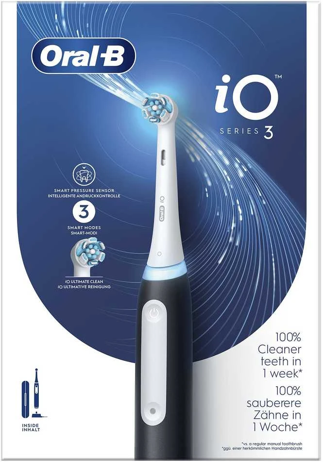 Dantų šepetėlis Oral-B iO 3 Matt Juodas