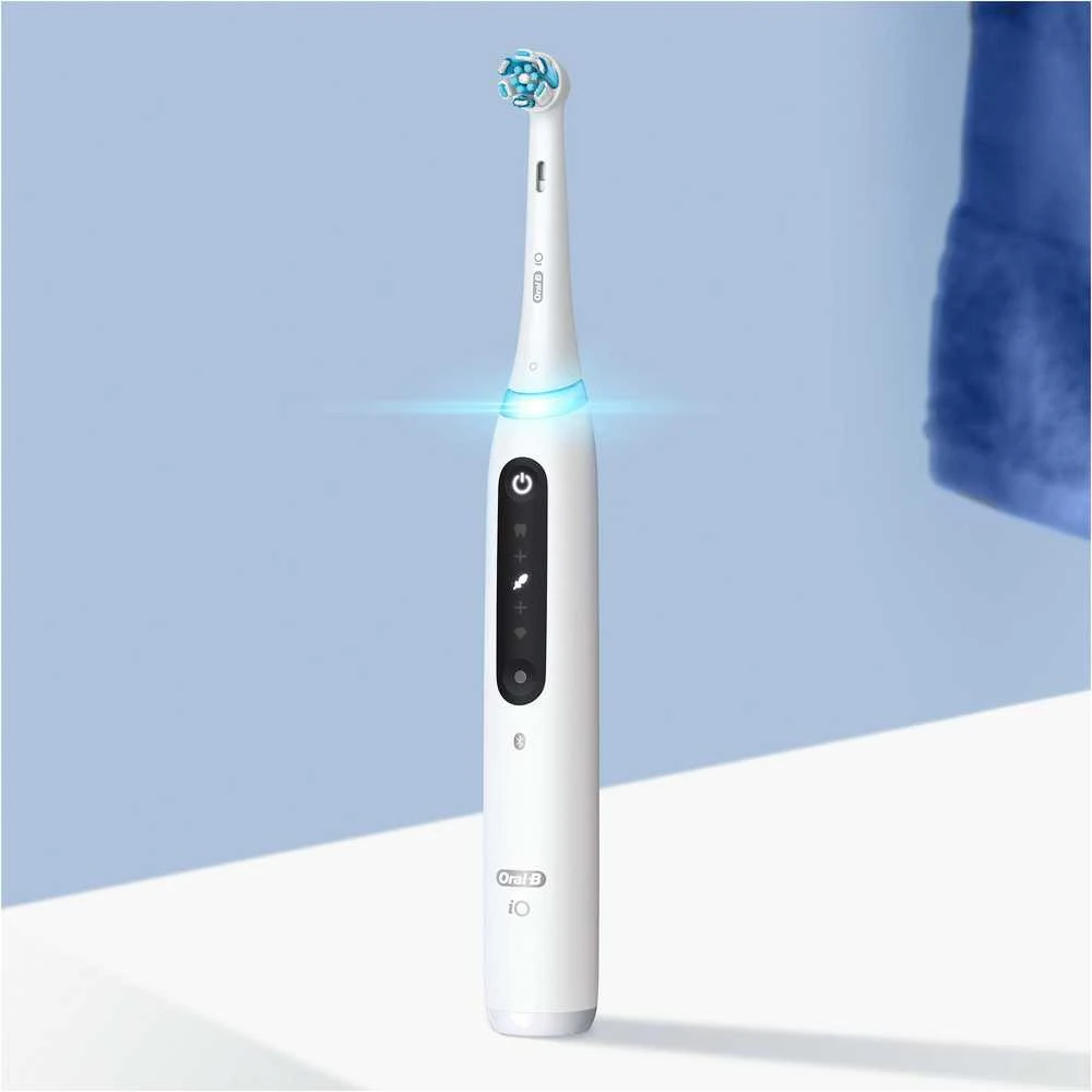 Braun Oral-B iO Series 5 Suaugusiems Besisukantis vibruojantis dantų šepetėlis Balta