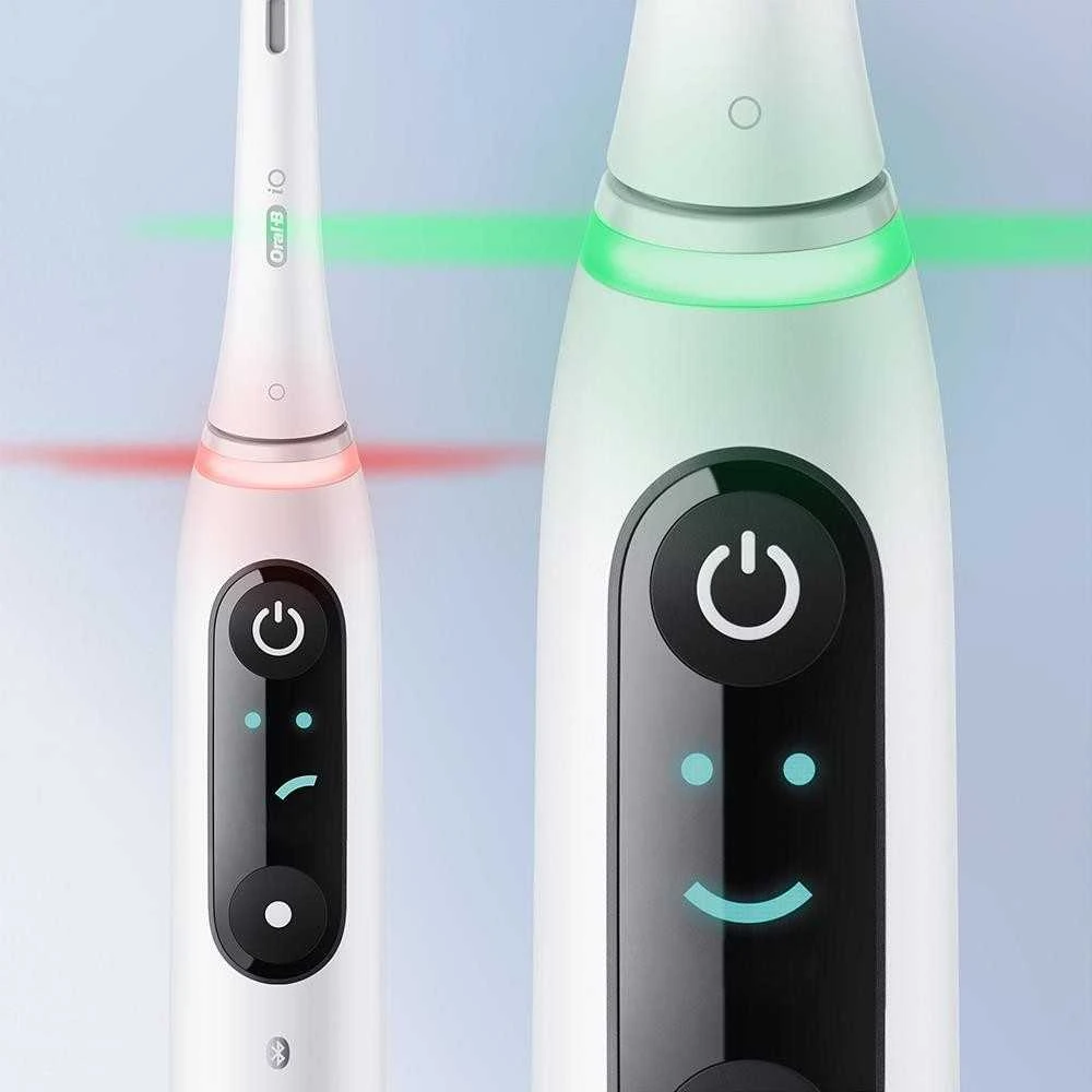 Elektrinis dantų šepetėlis Oral-B iO8, baltas