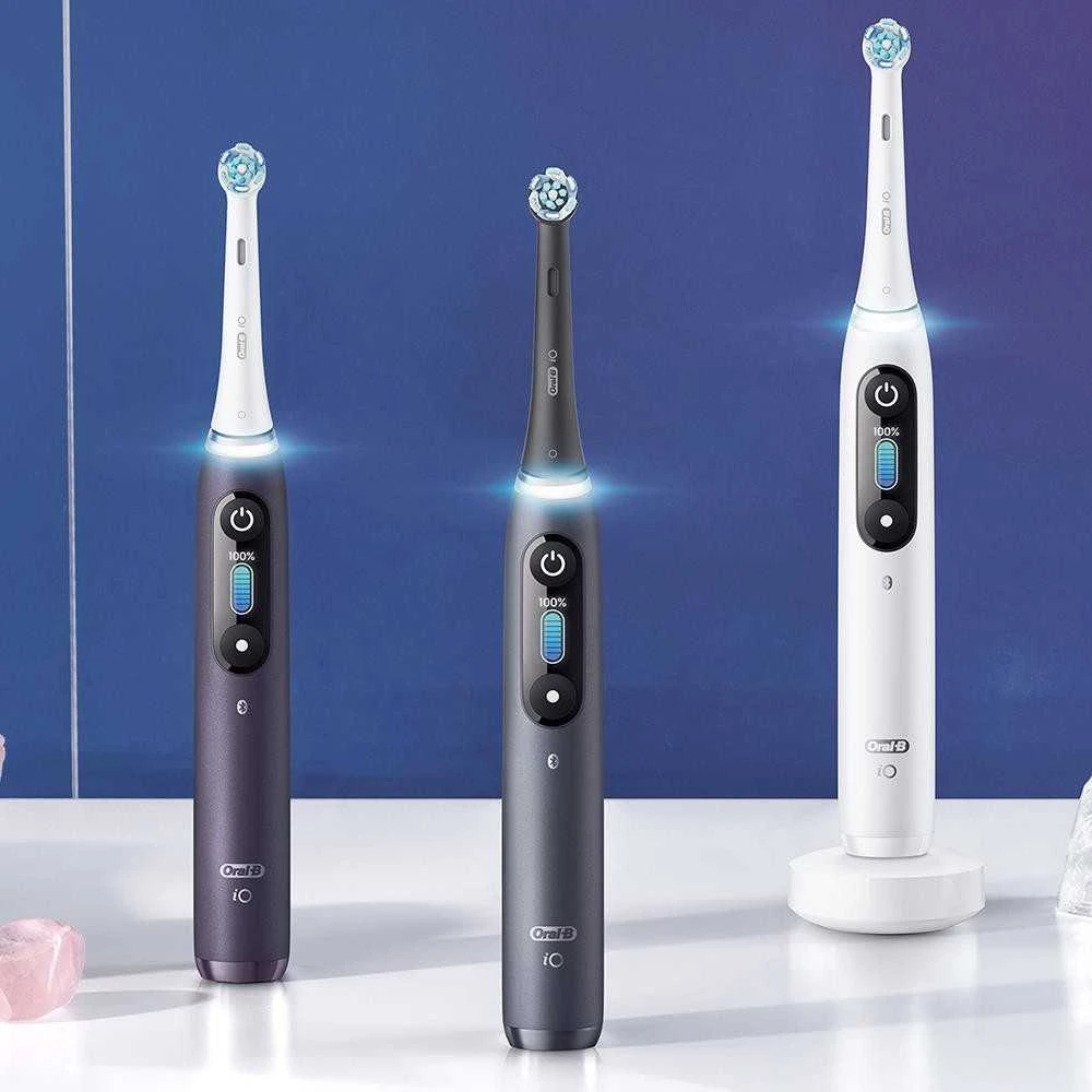 Elektrinis dantų šepetėlis Oral-B iO8, baltas