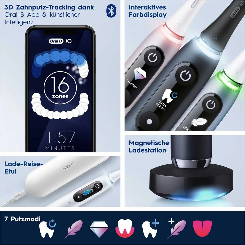 ORAL-B iO Series 9N Elektrinis dantų šepetėlis, rusvos spalvos