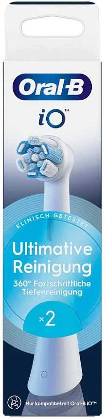 Oral-B iO šepetėlių galvutės, baltos, 2 vnt.