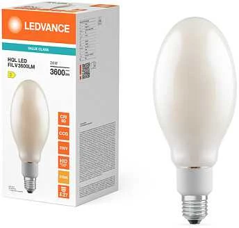 Osram 24W LED lemputė HQL, E27, baltos matinės sp., 2700K