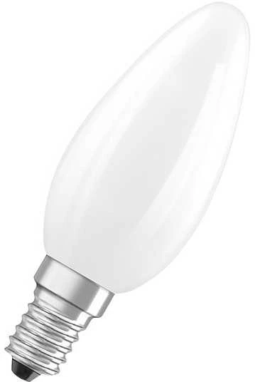 Osram 3,4W LED lemputė CLASSIC B, E14, matinės baltos sp., 300°, 2700K