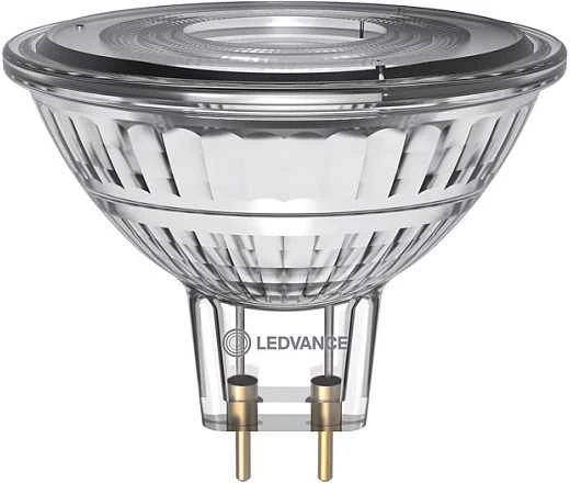 Ledvance 2,2W LED lemputė MR16, GU5.3, MR16, skaidri, 36°, 3000K, dimeriuojama