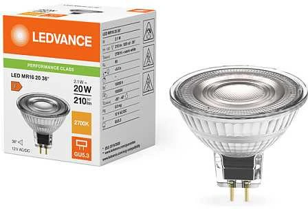 Ledvance 2,1W LED lemputė, GU5.3, 2700K