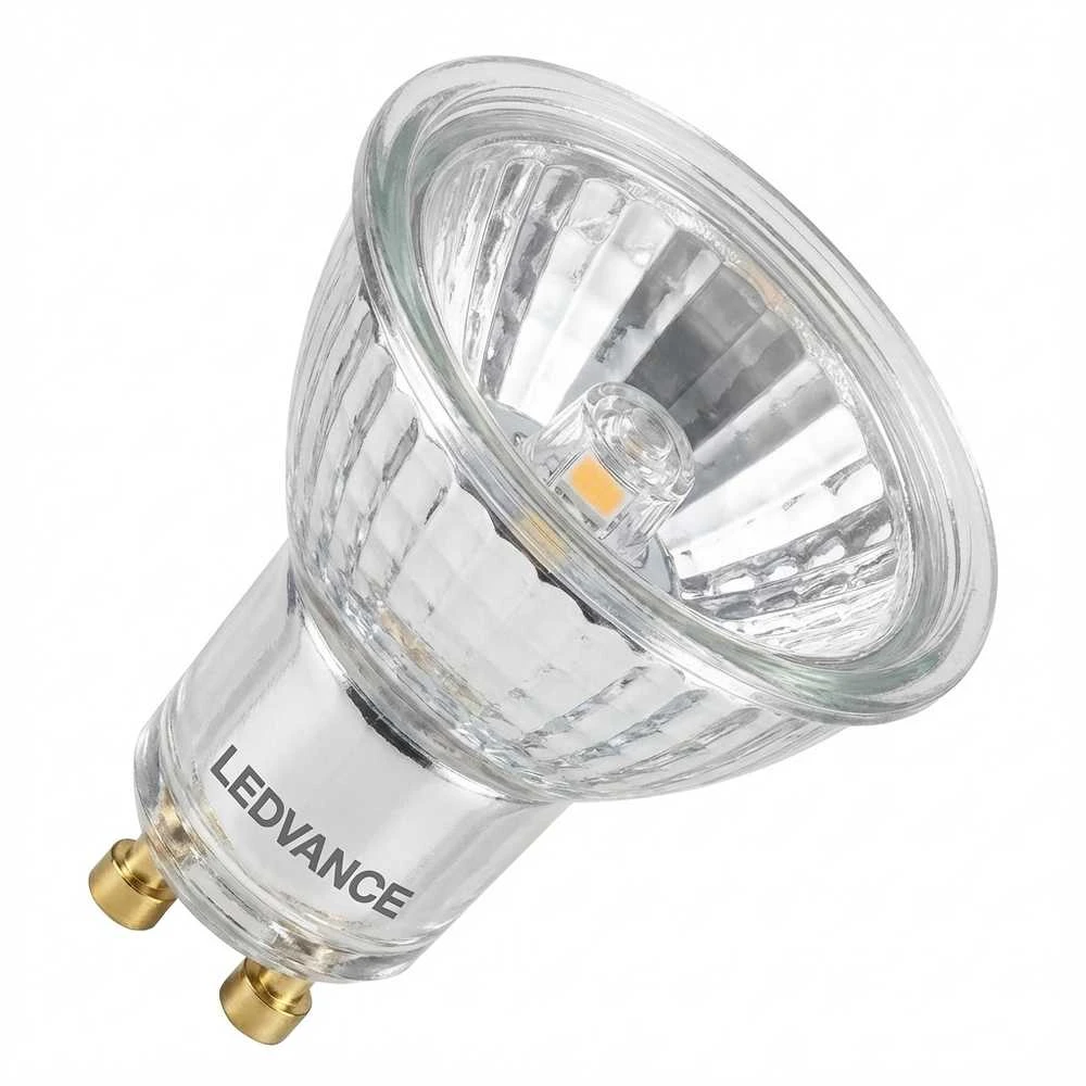 Ledvance 3,7W LED lemputė PAR16, GU10, PAR16, skaidri, 36°, 2700K, dimeriuojama