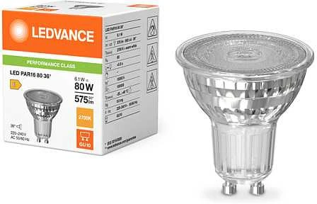 Ledvance 6,1W LED lemputė, GU10, 2700K, 36°