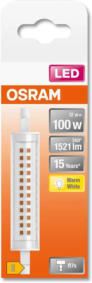 Osram 12W LED lemputė LED SLIM LINE, R7s, 2700K