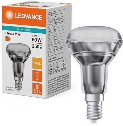 Osram 4,3W LED lemputė, E14, 2700K