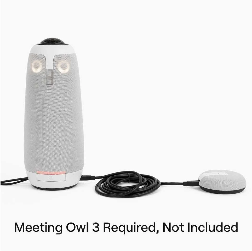Owl Labs Expansion Mic Pilkas konferencijos mikrofonas