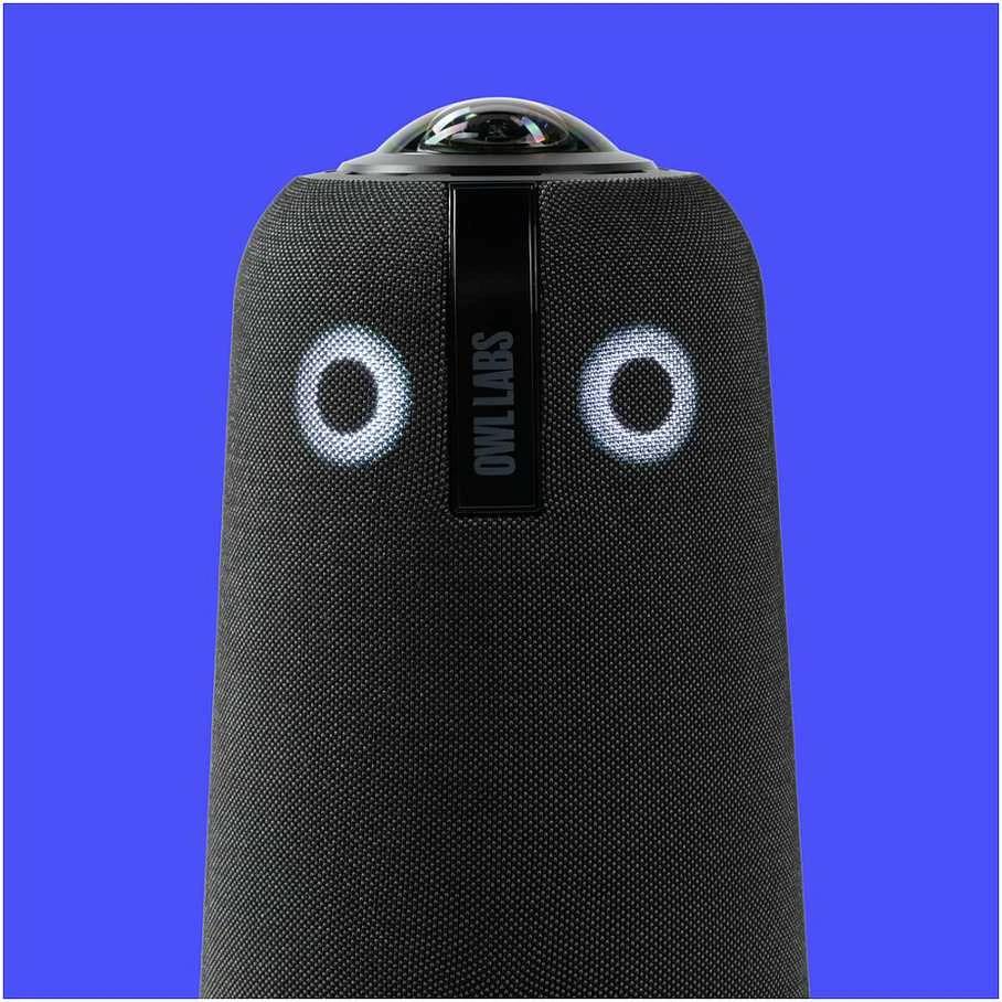 Owl Labs Meeting Owl 4+ 360 laipsnių, 4K išmanioji vaizdo konferencijų kamera, mikrofonas ir garsiakalbis (automatinis garsiakalbio fokusavimas, išmanusis priartinimas ir triukšmo išlyginimas)
