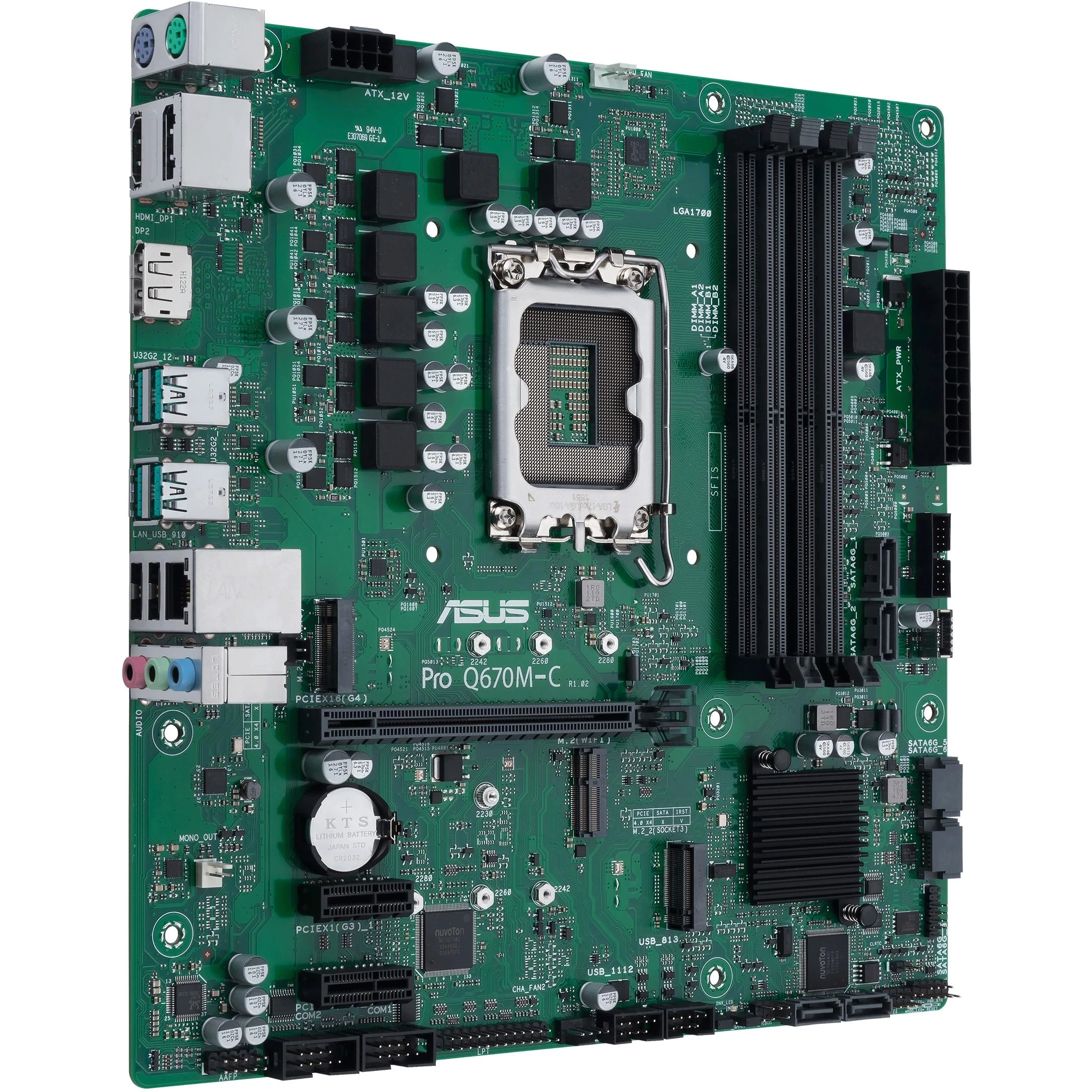 Pagrindinė plokštė Asus Pro Q670M-C-CSM