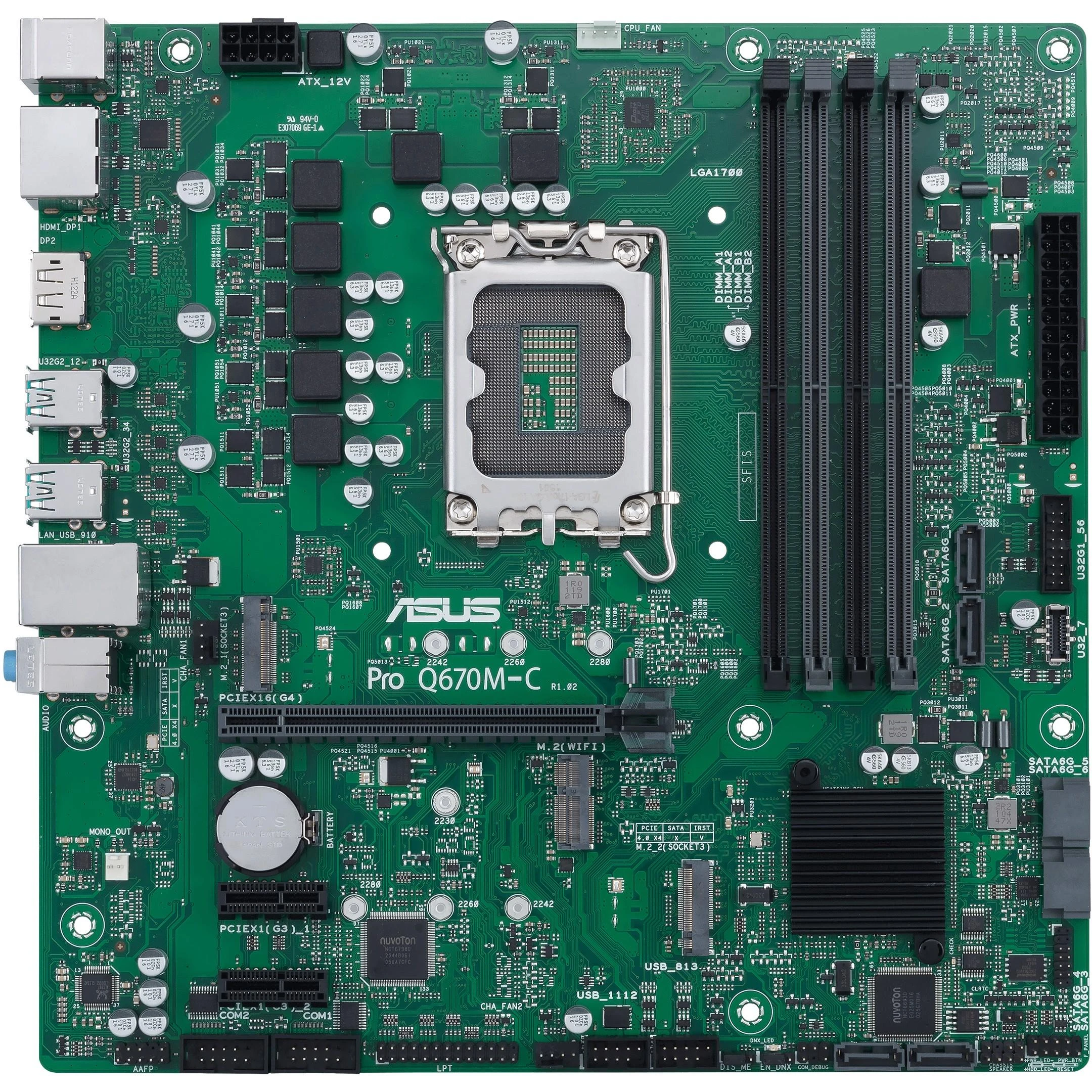 Pagrindinė plokštė Asus Pro Q670M-C-CSM
