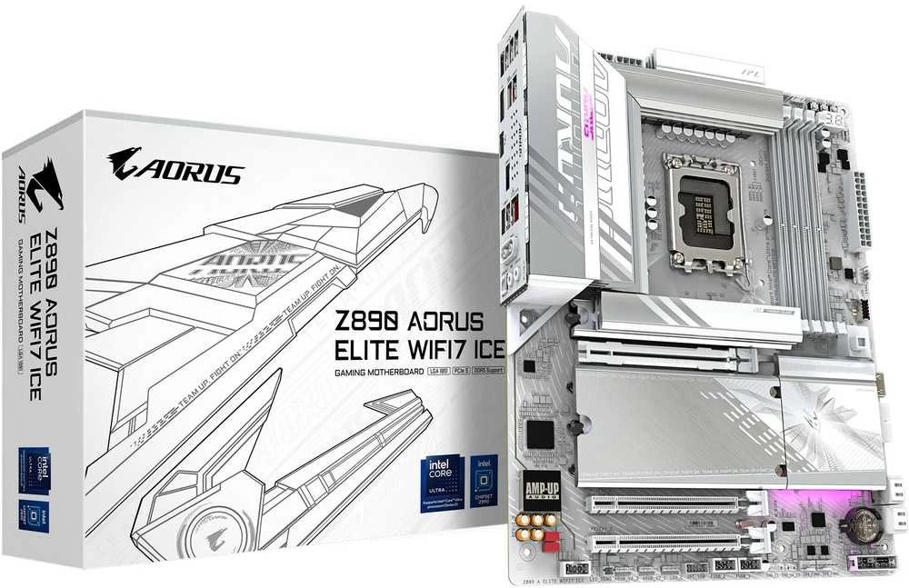 Pagrindinė plokštė GIGABYTE Z890 A ELITE WF7 ICE