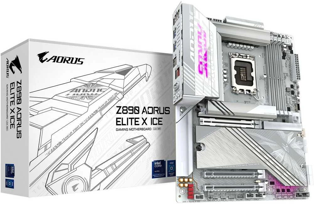 Pagrindinė plokštė GIGABYTE Z890 A ELITE X ICE