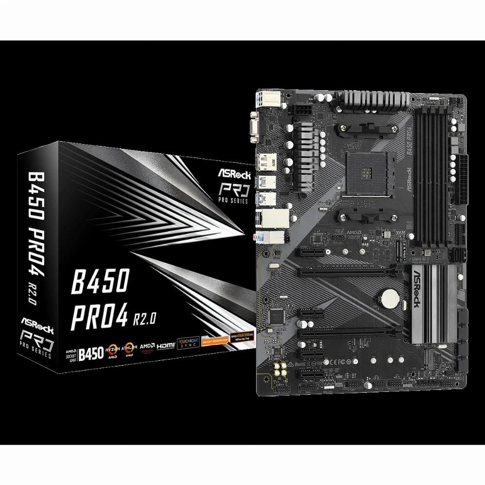 Pagrindinė plokštė ASROCK B450 Pro4