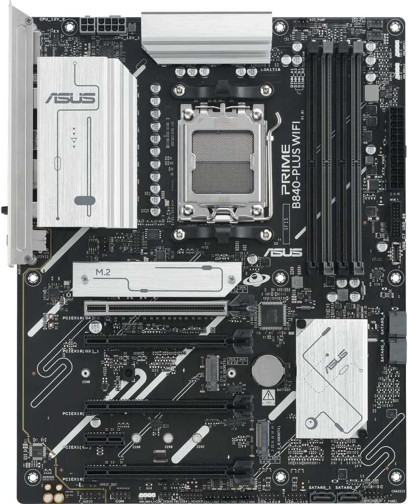 Pagrindinė plokštė ASUS PRIME B840-PLUS WIFI AMD B840 Socket AM5 ATX