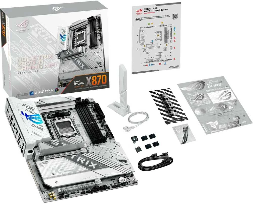Pagrindinė plokštė Asus ROG STRIX X870-A GAMING WIFI
