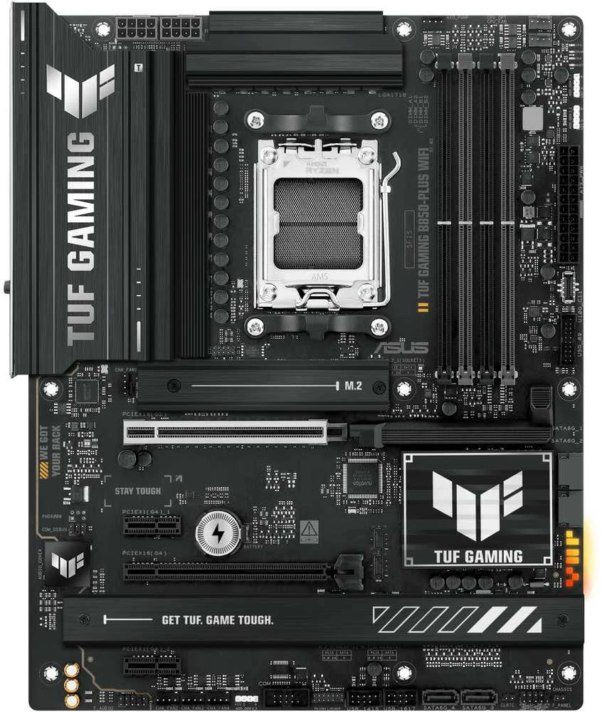 Pagrindinė plokštė ASUS TUF GAMING B850-PLUS WIFI AMD B850 Socket AM5 ATX