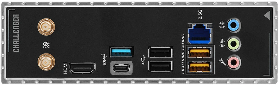„Asrock B860M Challenger WiFi Intel B860 LGA 1851“ (V1 lizdas) „micro ATX“ pagrindinė plokštė