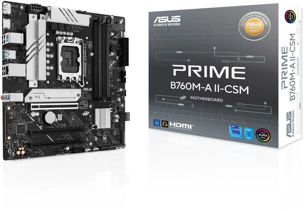 pagrindinė plokštė Asus PRIME B760M-A II-CSM