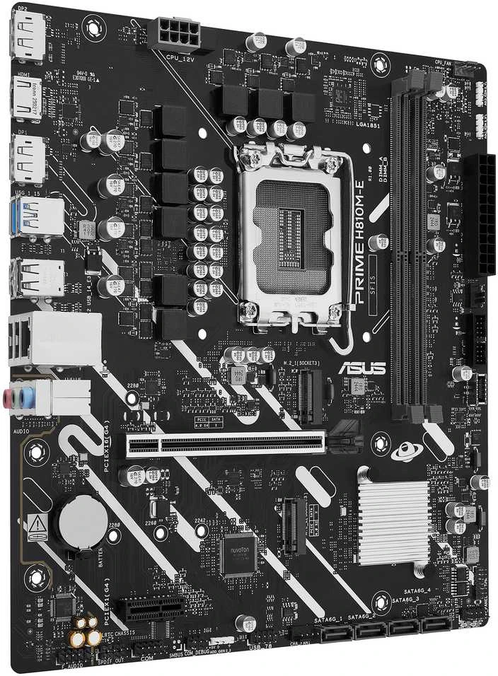 Pagrindinė plokštė ASUS MB Sc LGA1851 PRIME H810M-E-CSM, Intel H810, 2xDDR5, 2xDP, 1xHDMI, mATX