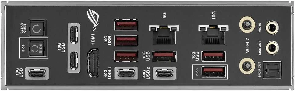 ASUS ROG CROSSHAIR X870E DARK HERO AMD X870E Socket AM5 ATX