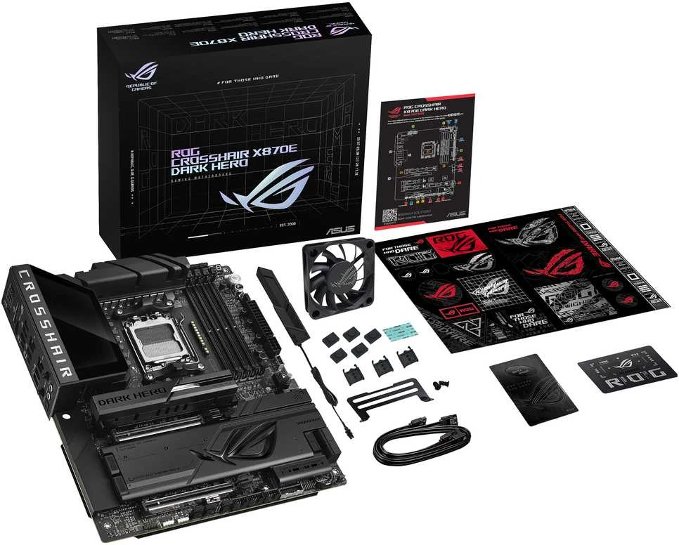 ASUS ROG CROSSHAIR X870E DARK HERO AMD X870E Socket AM5 ATX