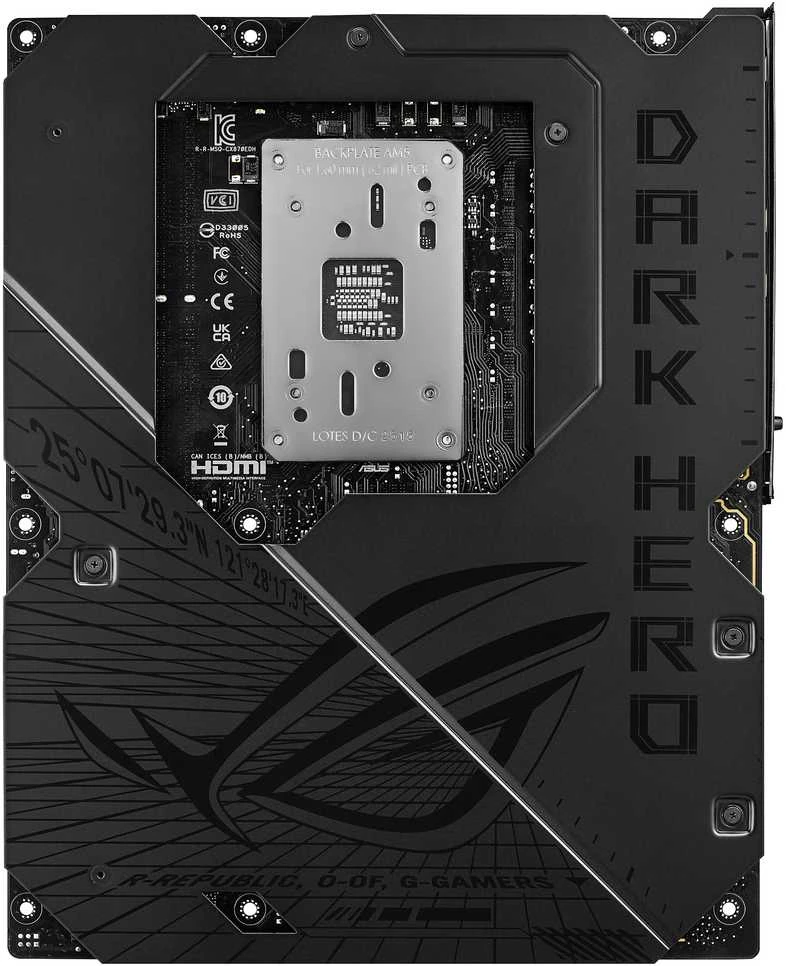 ASUS ROG CROSSHAIR X870E DARK HERO AMD X870E Socket AM5 ATX