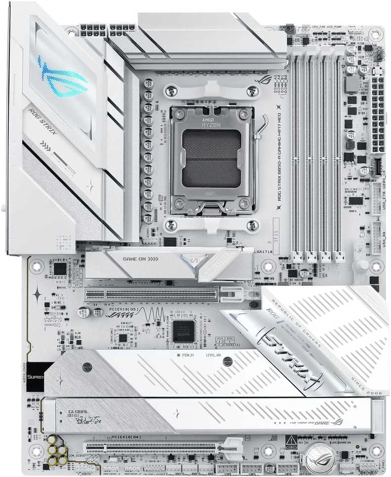 Pagrindinė plokštė ASUS ROG STRIX B850-A GAMING WIFI7 NEO AMD B850 Socket AM5 ATX