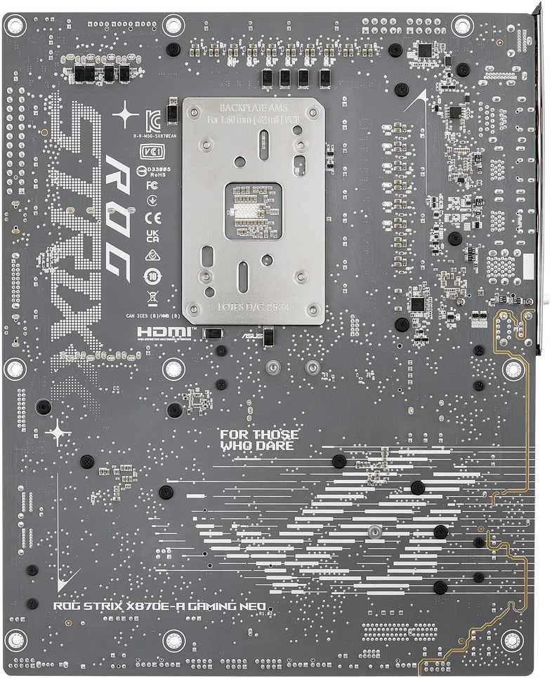 Pagrindinė plokštė ASUS ROG STRIX X870E-A GAMING WIFI7 NEO AMD X870E Socket AM5 ATX