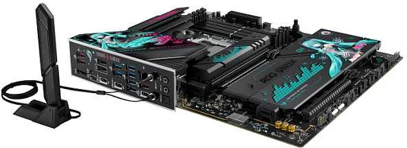 Pagrindinė plokštė ASUS ROG STRIX X870E-H GAMING WIFI7 HATSUNE MIKU EDITION