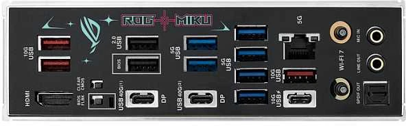 Pagrindinė plokštė ASUS ROG STRIX X870E-H GAMING WIFI7 HATSUNE MIKU EDITION