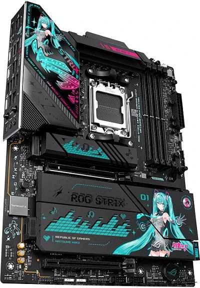 Pagrindinė plokštė ASUS ROG STRIX X870E-H GAMING WIFI7 HATSUNE MIKU EDITION