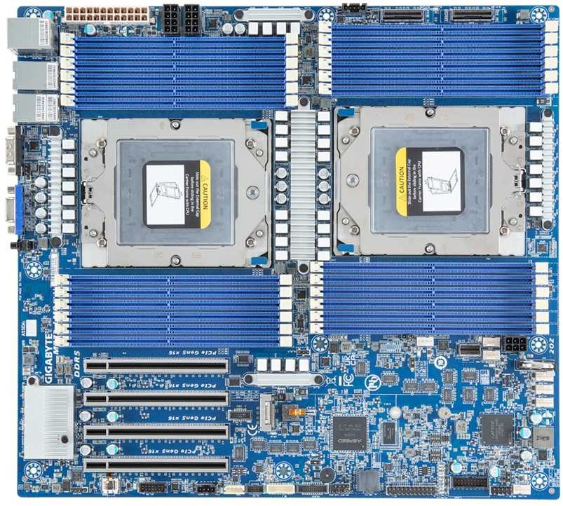 Pagrindinė plokštė Gigabyte MZ73-LM0, SP5, E-ATX