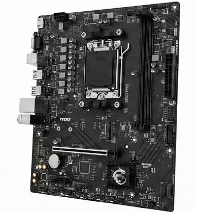 Pagrindinė plokštė MSI PRO A620AM-G EVO WIFI | Procesorių šeima AMD | Procesoriaus lizdas AM5 | DDR5 | SATA jungčių skaičius 4 | Palaikomos standžiojo disko sąsajos SATA, M.2