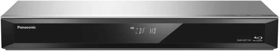 Vaizdo grotuvas Panasonic DMR-BST765AG UHD Blu-ray įrašymo įrenginys 500 GB HDD, Twin HD Imtuvas, Sidabrinė